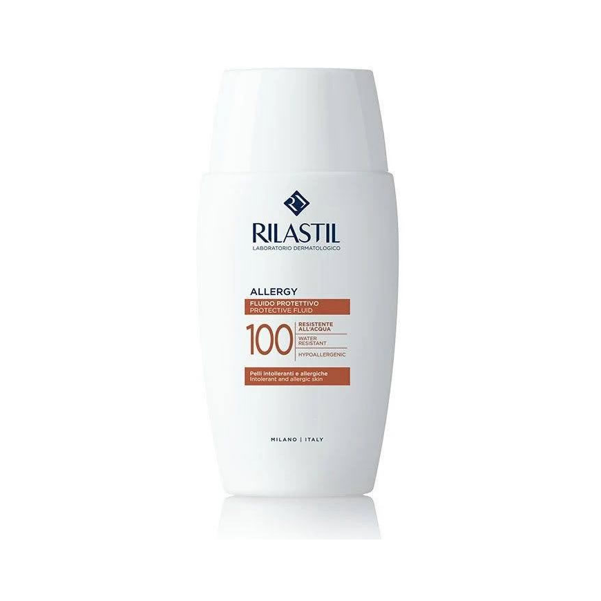 Rilastil Sun System Allergy 100 Ultrafluid Spf50+ face emulsion protecting sensitive skin from UVA UVB AND HEV rays 50ml – 4