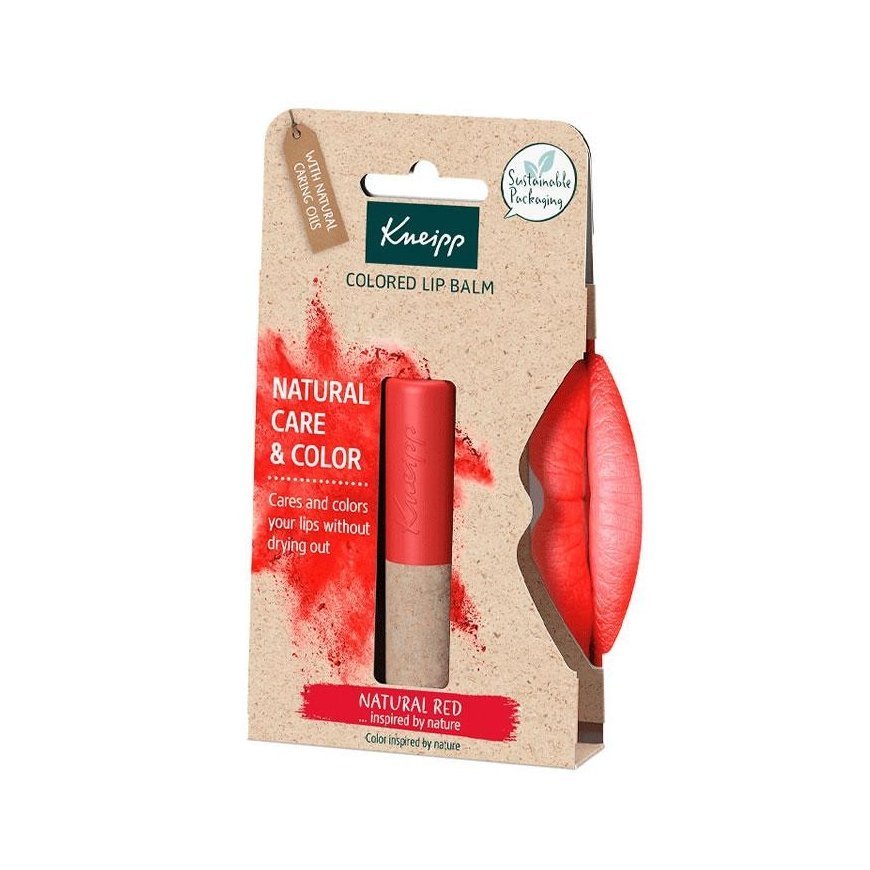 "Kneipp" colored lip balm "Natural Red" 3.5g