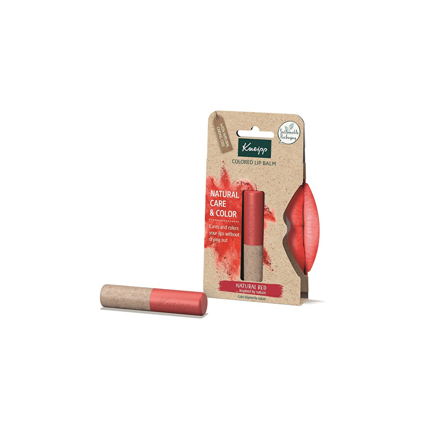 "Kneipp" colored lip balm "Natural Red" 3.5g – 2