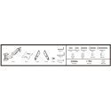 Mozi Slim Full-motion C2 23-55" television seinäteline korkeudensäädöllä Mozi Slim Full-motion C2 23-55" television seinäteline korkeudensäädöllä