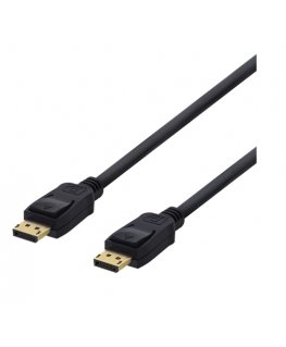 Deltaco DP-1020D „DisplayPort“ kabelis 2 m Juoda
