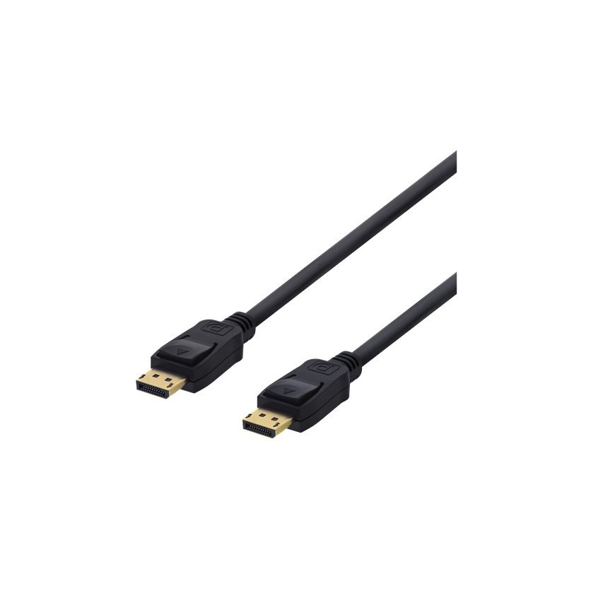 Deltaco DP-1020D DisplayPort kabelis 2 m