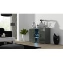 Cama sideboard 120 cm SOHO S7 grey/grey gloss Cama sideboard 120 cm SOHO S7 grey/grey gloss