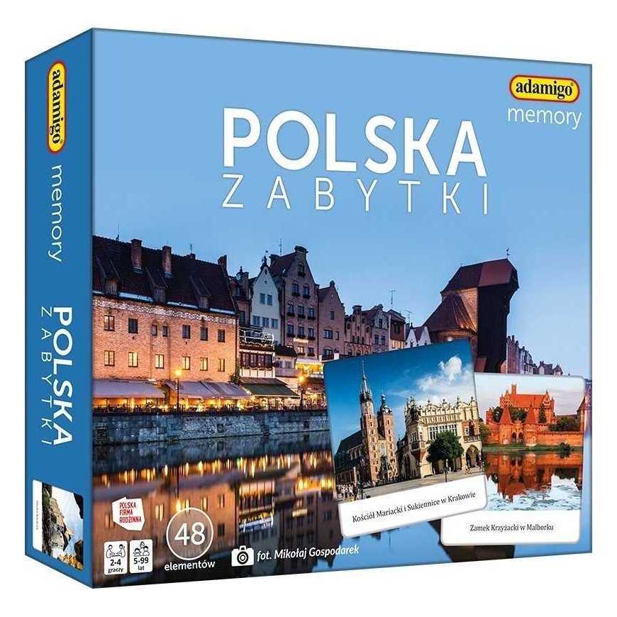 Adamigo Memory game - Polish monuments