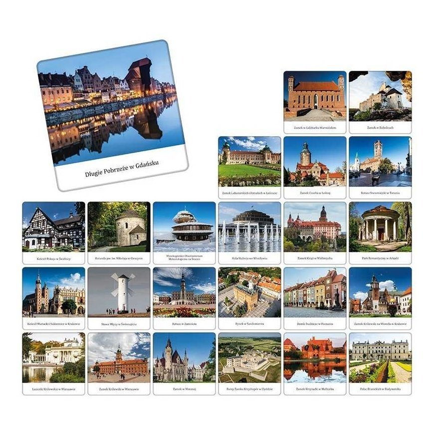 Adamigo Gra memory - polska zabytki – 2