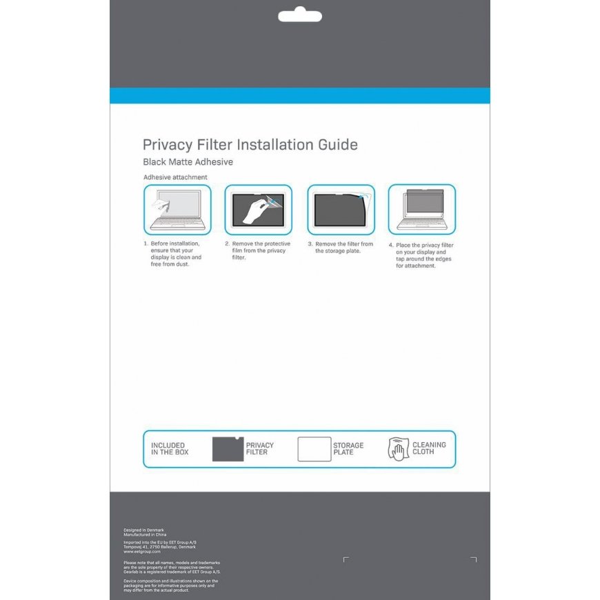 eSTUFF GLBW12277212 ekrano privatumo filtras Berėmio ekrano privatumo filtras 32,8 cm (12.9") – 3