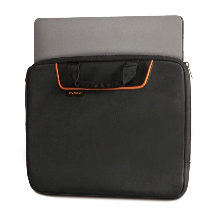 Everki EKF808S13B portatīvo datoru soma & portfelis 33,8 cm (13.3") Soma-aploksne Melns, Oranžs – 4