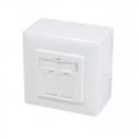 LogiLink NP0126 розетка RJ-45 Металлический, Белый LogiLink NP0126 розетка RJ-45 Металлический, Белый