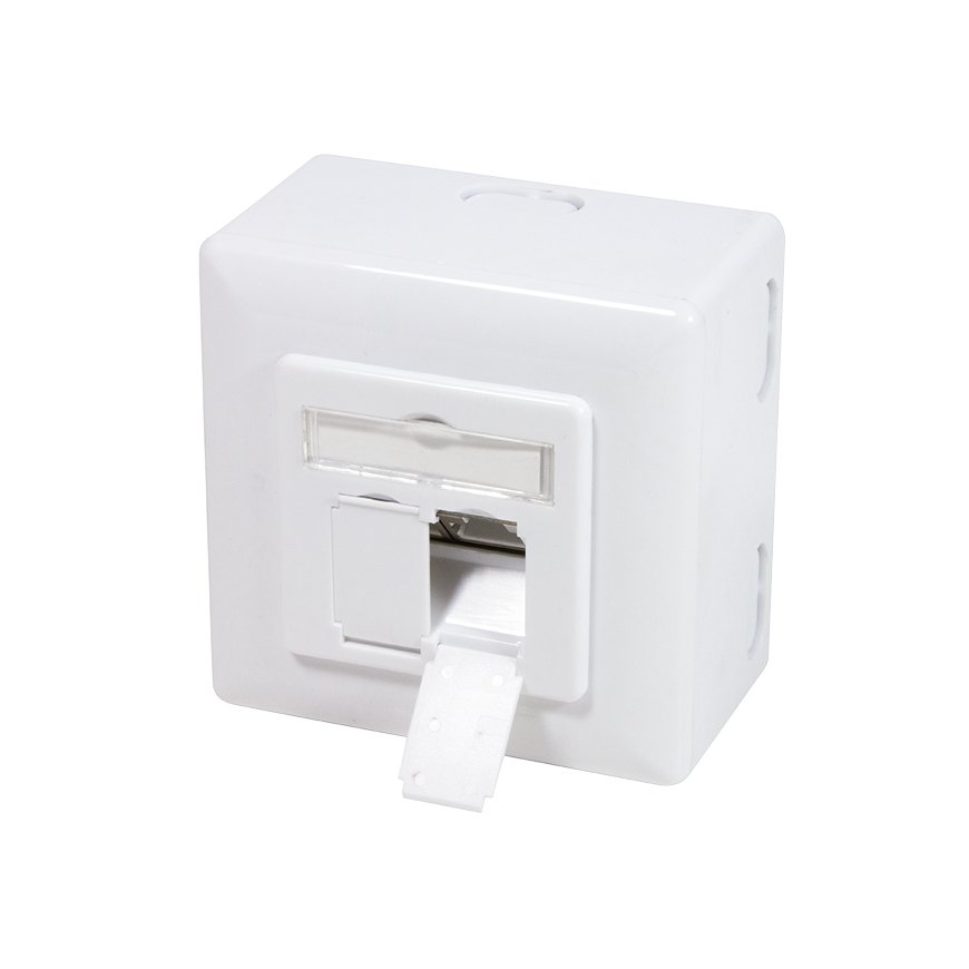 LogiLink NP0126 pistikupesa RJ-45 Metallik, Valge – 2
