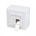 LogiLink NP0126 socket-outlet RJ-45 Metallic, White LogiLink NP0126 socket-outlet RJ-45 Metallic, White