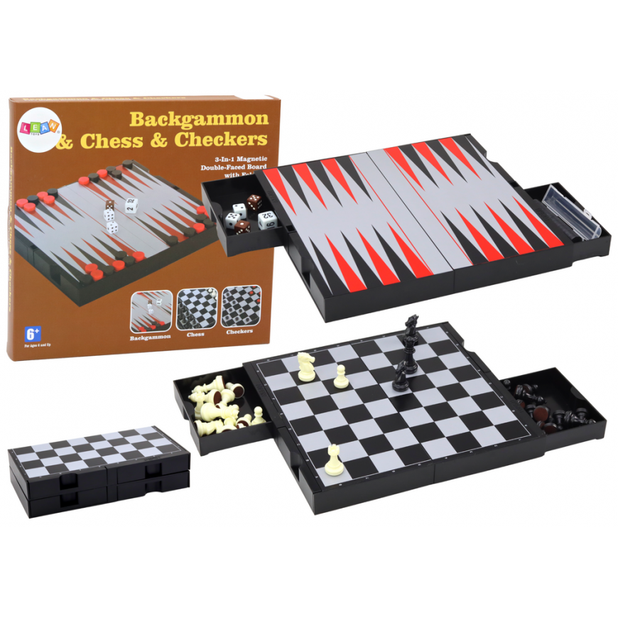 LEAN Toys Lean Toys 3in1 Game