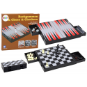 Lean Toys 3in1 Game Set Magnetic Board Chess Checkers Backgammon Lean Toys 3in1 Game Set Magnetic Board Chess Checkers Backgammon