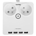 Huslog EMX-190124 Flat extension cord with 2 sockets Huslog EMX-190124 Flat extension cord with 2 sockets
