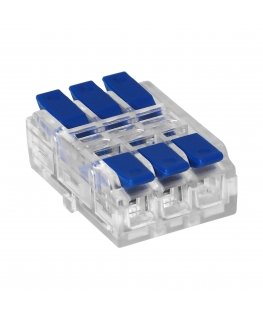 Orno 3 Wire Crimp Wiring Terminal Block Double Sided For Any Wire 0.75-4mm? IEC 250V/32A 50 pcs.