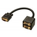 Lindy VGA Splitter Cable, 2 Way Lindy VGA Splitter Cable, 2 Way