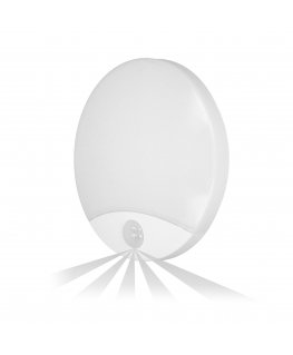 Orno VIRAZON LED 15W, ceiling with motion sensor, 1050lm, IP44, 4000K, opal polycarbonate, white