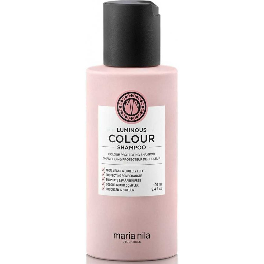 Maria Nila Luminous Color Šampūnas šampūnas dažytiems ir nuobodu plaukams 100ml – 2
