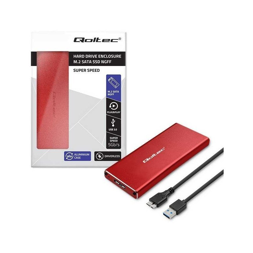 Qoltec Obudowa | kieszeń na disk