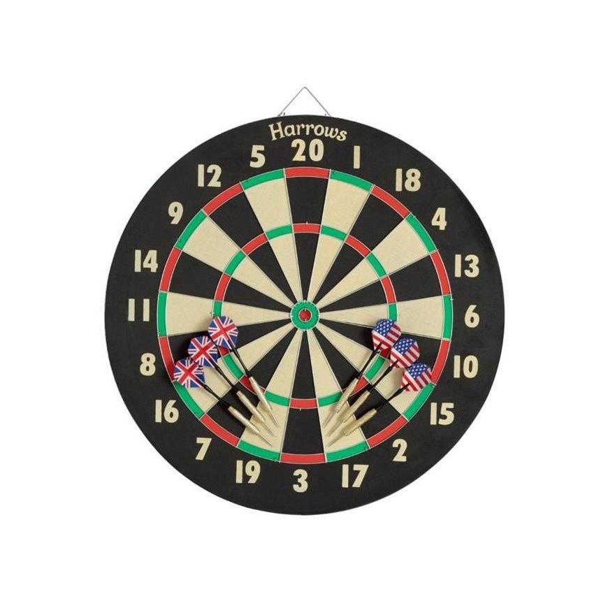 Dart target HARROWS BRISTOW'S FAMILY with darts