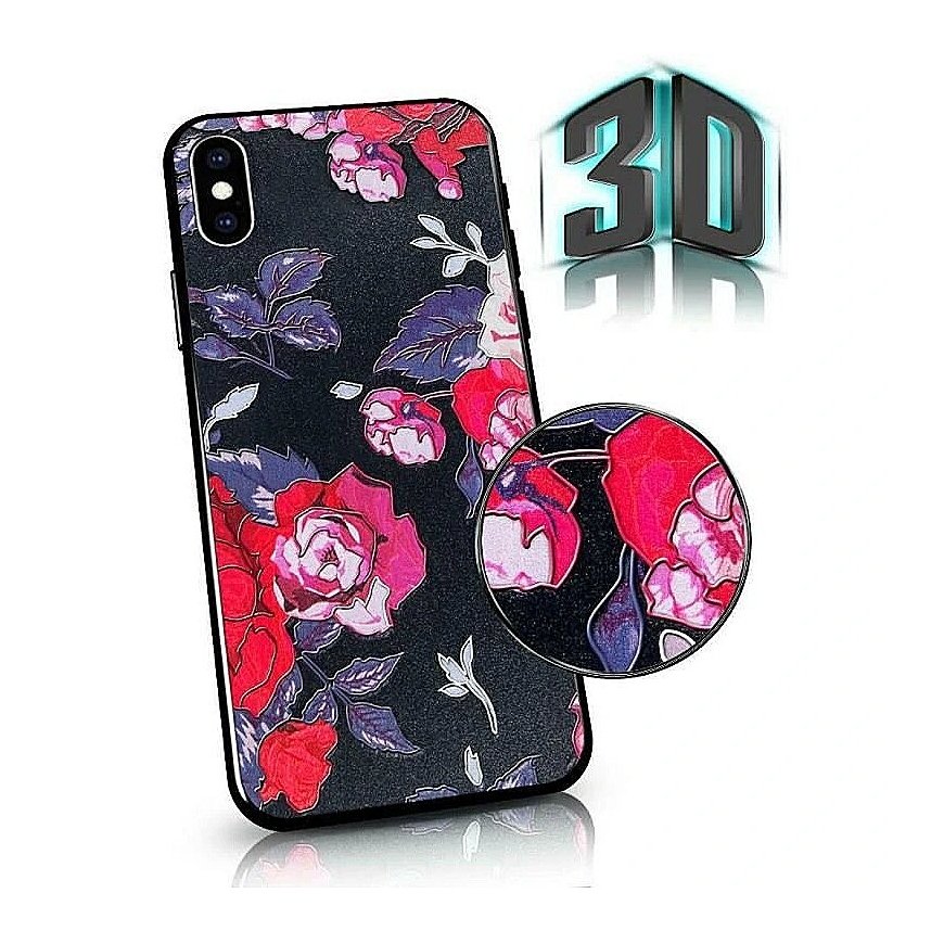 Mocco Flowers Back Case 3D for