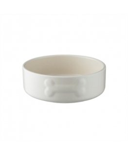 Mason Cash MC- dog bowl, 15 cm, white cutting