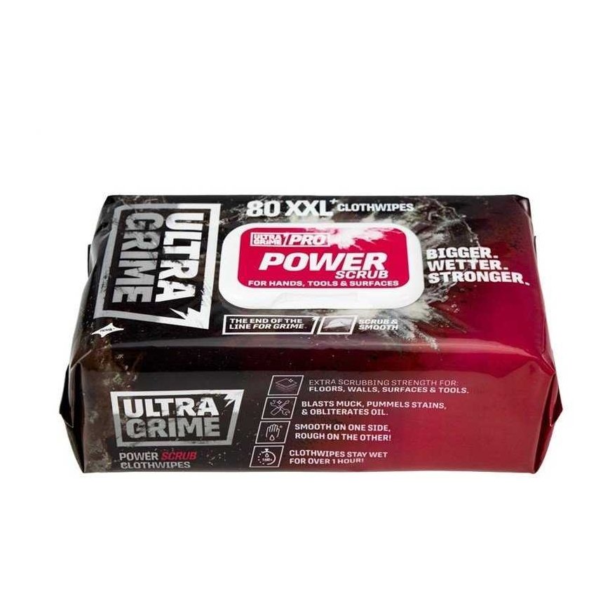 Wipes Ultragrime POWER SCRUB, 80 pcs.