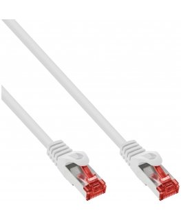InLine Patch Cable S/FTP PiMF Cat.6 250MHz PVC copper white 2m