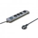 Qoltec 50164 liigpinge kaitsevahend Hall 4 vahelduvvoolu kontakt 230 V 2,5 m Qoltec 50164 liigpinge kaitsevahend Hall 4 vahelduvvoolu kontakt 230 V 2,5 m