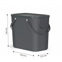 Rotho Albula 25 L Прямоугольный Антрацит Rotho Albula 25 L Прямоугольный Антрацит