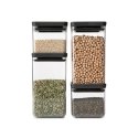 Brabantia Tasty+ ąsotis Kvadratas Plastikas Juoda, Permatomas