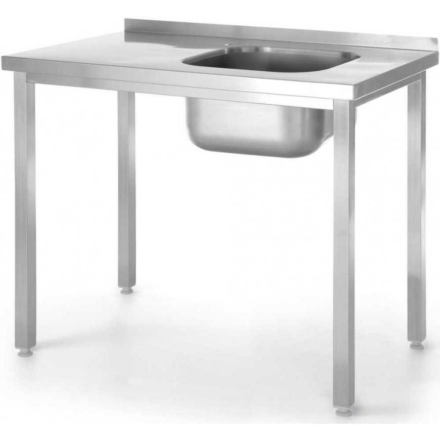 Hendi Single bowl right basin sink