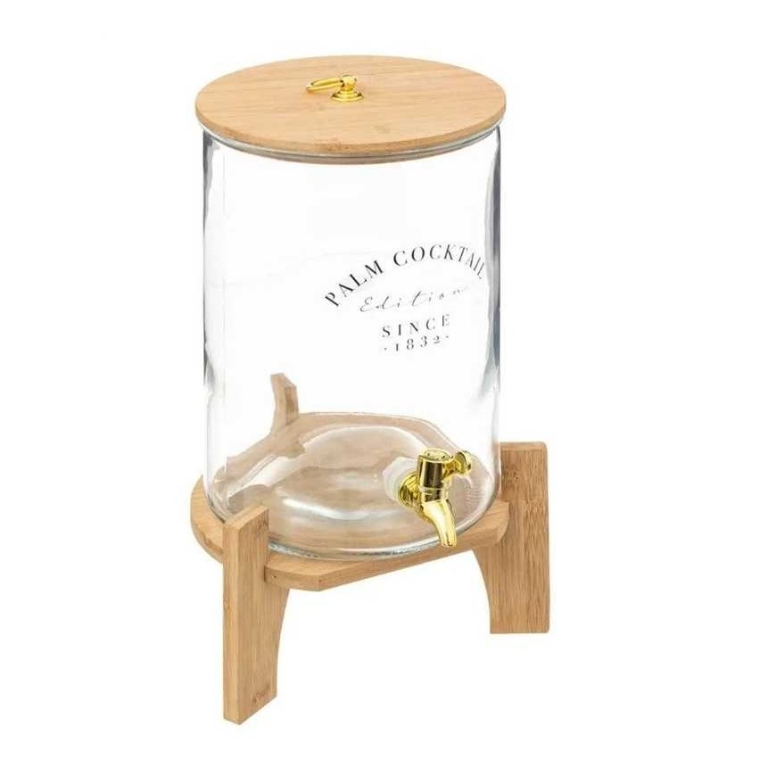 Sg_Secret_De Container with faucet, glass, 8 l