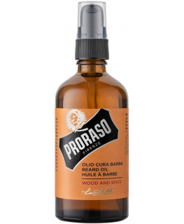 Proraso Wood & Spice Beard Oil Barzdos aliejus, 100 ml