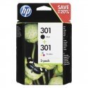 HP N9J72AE ink set (original HP301 HP 301 set includes black and color CH561EE CH562EE black, color) HP N9J72AE ink set (original HP301 HP 301 set includes black and color CH561EE CH562EE black, color)