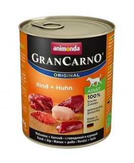 animonda GranCarno Original Veiseliha, Kana Täiskasvanu 800 g