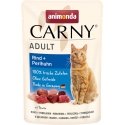 ANIMONDA Carny Adult Veise ja pärlkana - kassi märgtoit - 85g ANIMONDA Carny Adult Veise ja pärlkana - kassi märgtoit - 85g