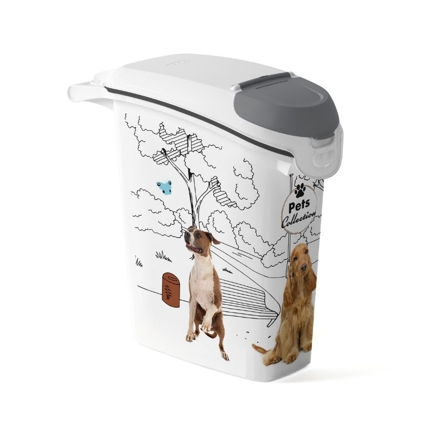 Food storage container Pets Life Dogs 10kg 23L 23,2x49,7x50,3cm