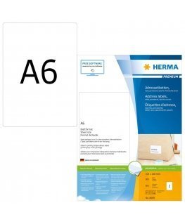 HERMA 8689 osoitelappu Valkoinen