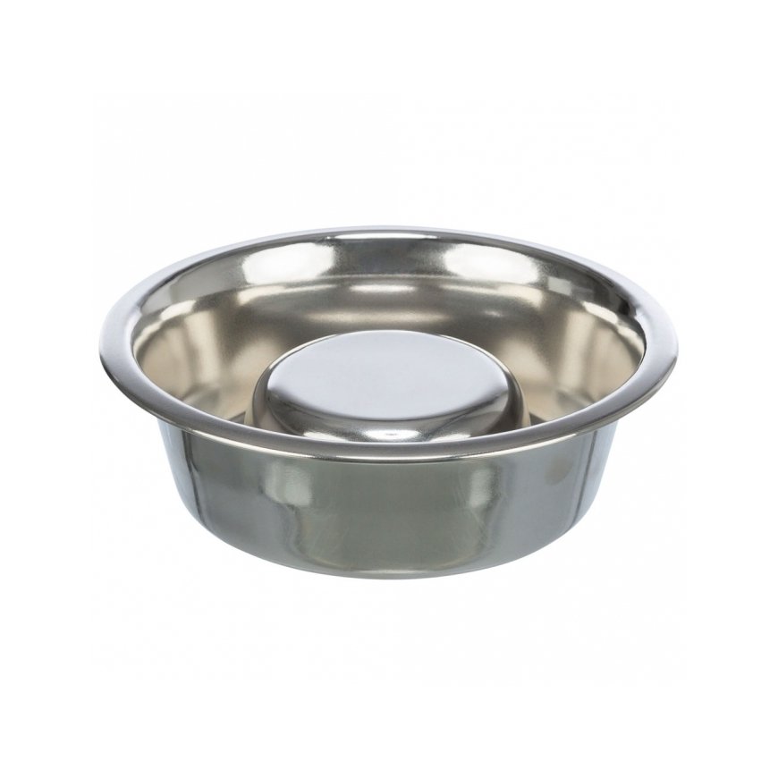 Trixie Slow Feeding bowl, stainless steel, 1.1 l/ø 21 cm – 2