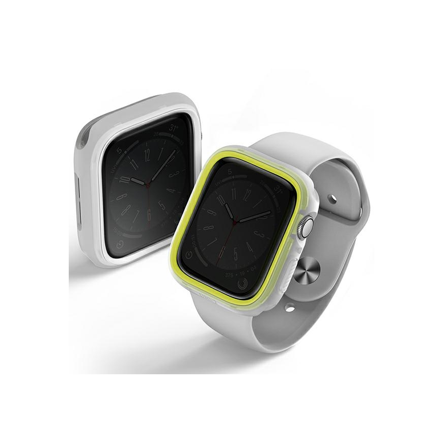 Uniq Case UNIQ Moduo Apple Watch 4/5/6/7/SE/8 44/45mm lemon-white/lime-white – 3