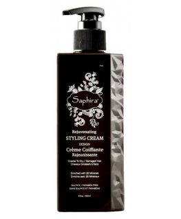 Saphira Rejuvenating Styling Creamy Restorative Hair Styling Cream with Dead Sea Minerals, 250 ml