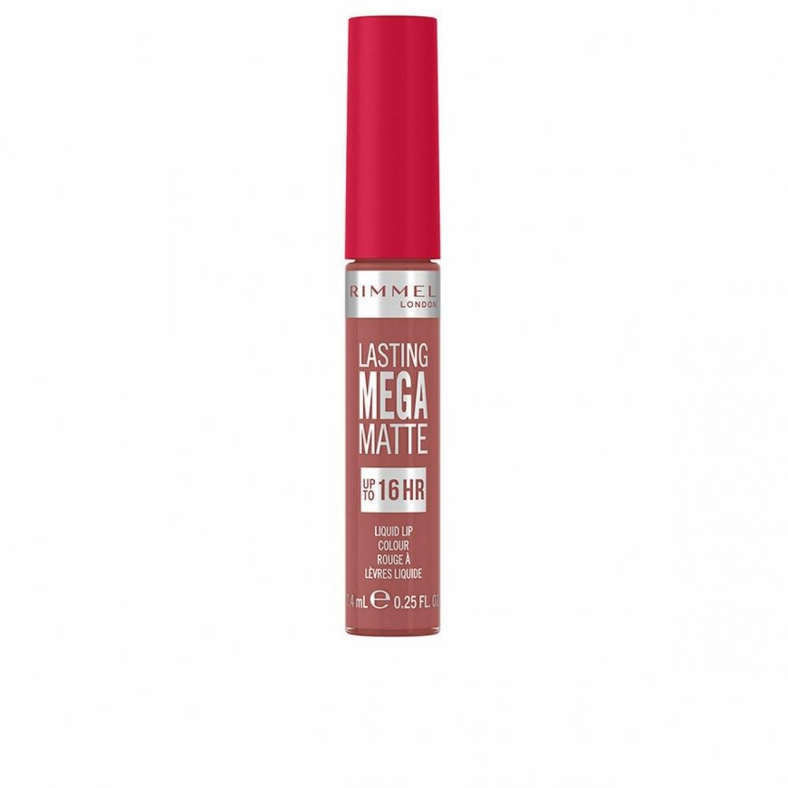 Rimmel London Lasting Mega Matte skysti lūpų dažai 200-Rožinė Blink 7,4ml