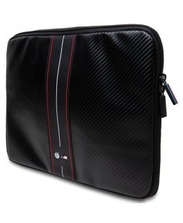 BMW Sleeve BMCS16COMSCAKR 16" czarny|black Carbon Red Stripes