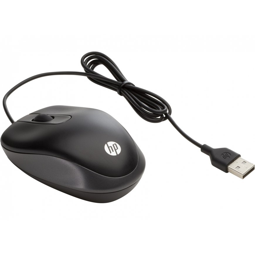 HP USB Travel Mouse hiiri Molempikätinen USB A-tyyppi Optinen 1000 DPI