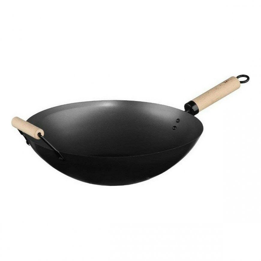 Five_S_Smart Wok pan Secret de Gourmet Black Stainless steel Ø 35 cm – 2