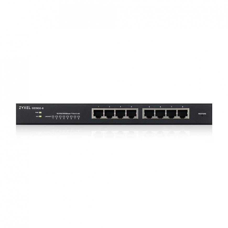 Zyxel Splitter Zyxel GS-1900-8 managed switch