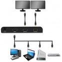 Qoltec Aktywny rozdzielacz splitter 2 x hdmi 4k x 2k | 6gb/s | 60hz Qoltec Aktywny rozdzielacz splitter 2 x hdmi 4k x 2k | 6gb/s | 60hz