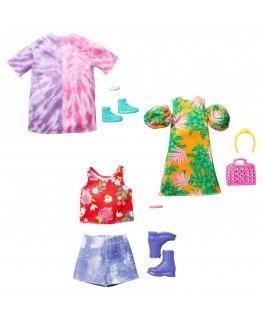 Barbie Fashionistas GWD96 nukutarvik Nuku lisatarvikute komplekt