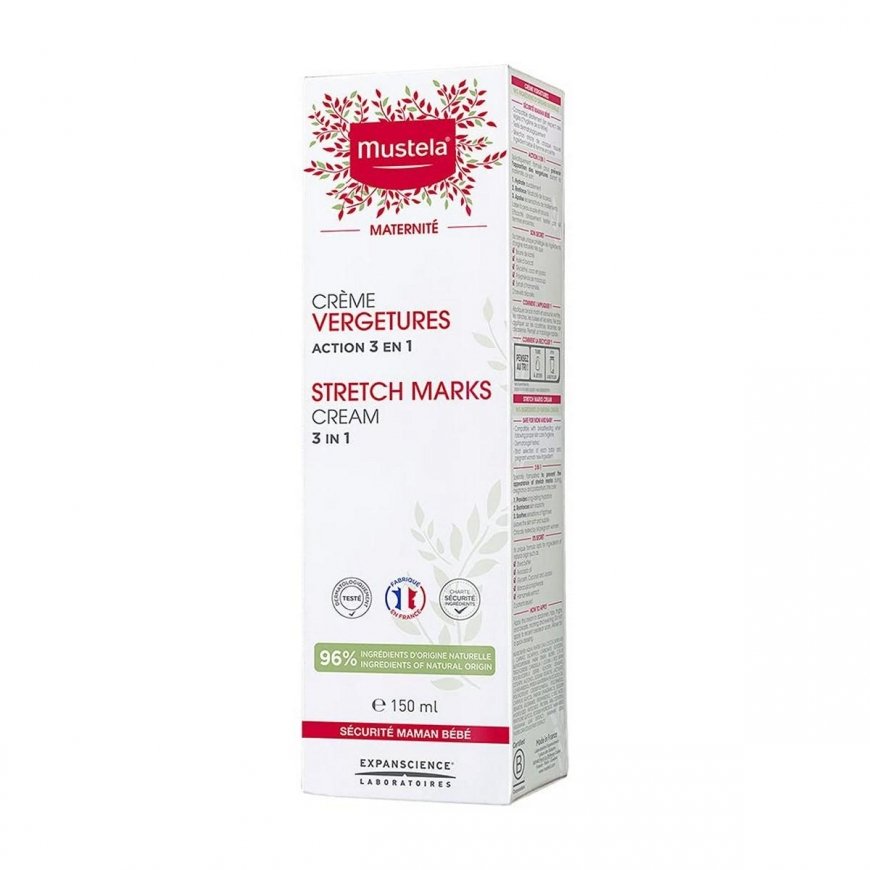 "Mustela" stretch mark cream "Action 3 in 1" 150ml – 3