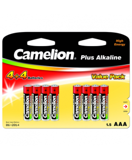 Camelion AAA/LR03, Plus Alkaline, 8